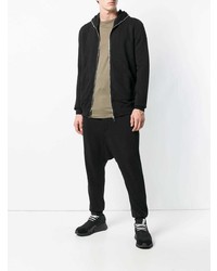 Sweat à capuche noir Rick Owens DRKSHDW