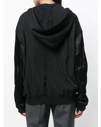 Sweat à capuche noir Haider Ackermann