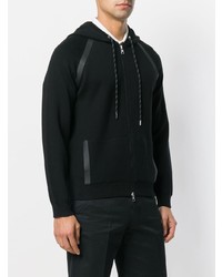 Sweat à capuche noir Moncler