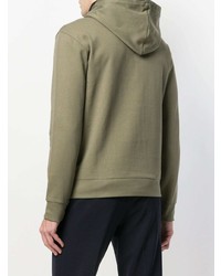 Sweat à capuche olive A.P.C.