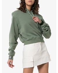 Sweat à capuche olive Off-White