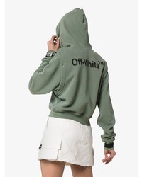 Sweat à capuche olive Off-White