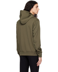 Sweat à capuche olive Comme des Garcons Homme Deux