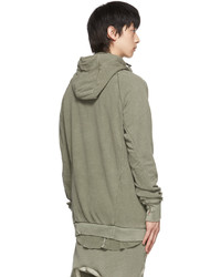 Sweat à capuche olive Boris Bidjan Saberi