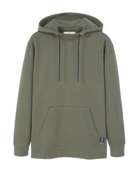Sweat à capuche olive Mango