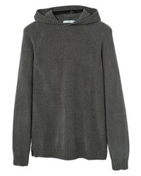 Sweat à capuche olive Mango