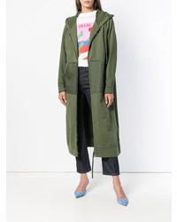 Sweat à capuche olive N°21