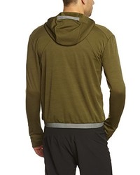 Sweat à capuche olive Odlo