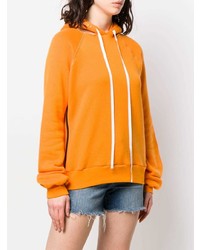 Sweat à capuche orange Unravel Project