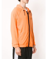 Sweat à capuche orange Àlg