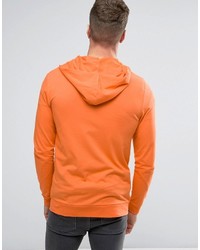 Sweat à capuche orange Asos