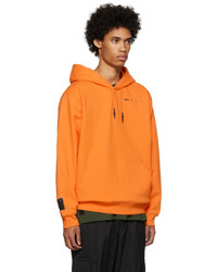 Sweat à capuche orange McQ