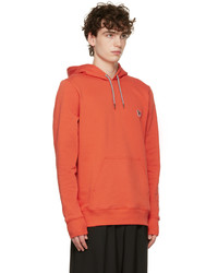 Sweat à capuche orange Ps By Paul Smith