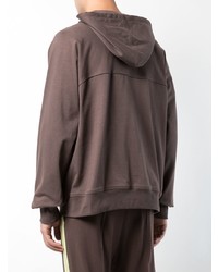 Sweat à capuche pourpre foncé Rick Owens