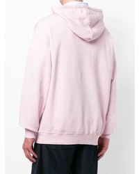 Sweat à capuche rose Très Bien