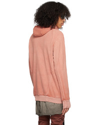 Sweat à capuche rose Boris Bidjan Saberi