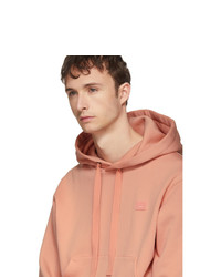 Sweat à capuche rose Acne Studios