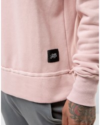 Sweat à capuche rose