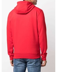 Sweat à capuche rouge Tommy Jeans