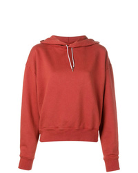 Sweat à capuche rouge Eckhaus Latta