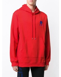 Sweat à capuche rouge Kenzo