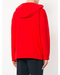 Sweat à capuche rouge CK Calvin Klein