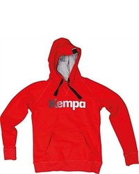 Sweat à capuche rouge Kempa
