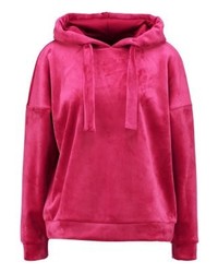 Sweat à capuche rouge Only