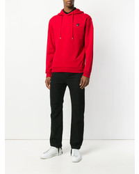 Sweat à capuche rouge McQ Alexander McQueen