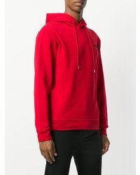 Sweat à capuche rouge McQ Alexander McQueen