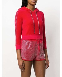 Sweat à capuche rouge Juicy Couture