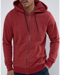 Sweat à capuche rouge ONLY & SONS