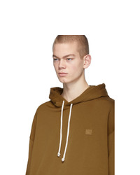 Sweat à capuche tabac Acne Studios