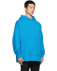 Sweat à capuche turquoise Cmmn Swdn