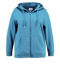 Sweat à capuche turquoise Evans