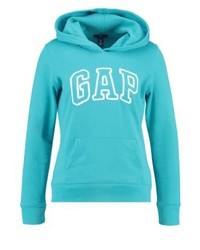 Sweat à capuche turquoise Gap