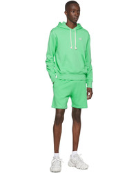 Sweat à capuche vert menthe Acne Studios