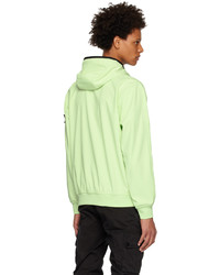 Sweat à capuche vert menthe Stone Island