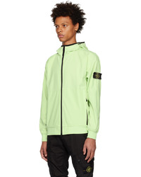 Sweat à capuche vert menthe Stone Island