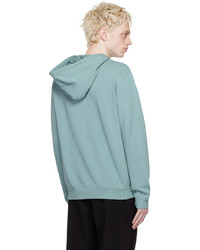 Sweat à capuche vert menthe A.P.C.