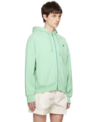 Sweat à capuche vert menthe Acne Studios