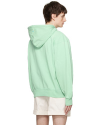 Sweat à capuche vert menthe Acne Studios