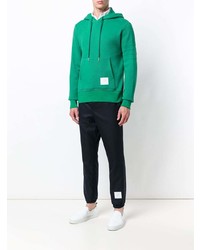 Sweat à capuche vert Thom Browne