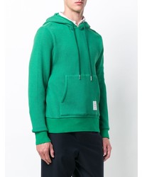 Sweat à capuche vert Thom Browne