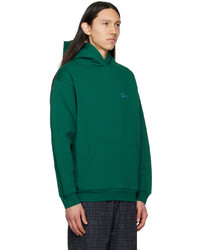 Sweat à capuche vert Dime