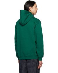 Sweat à capuche vert Dime