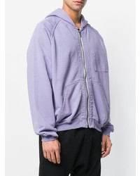 Sweat à capuche violet clair Haider Ackermann