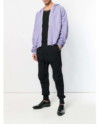 Sweat à capuche violet clair Haider Ackermann