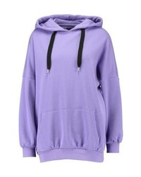 Sweat à capuche violet clair Even&Odd