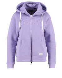 Sweat à capuche violet clair GANT